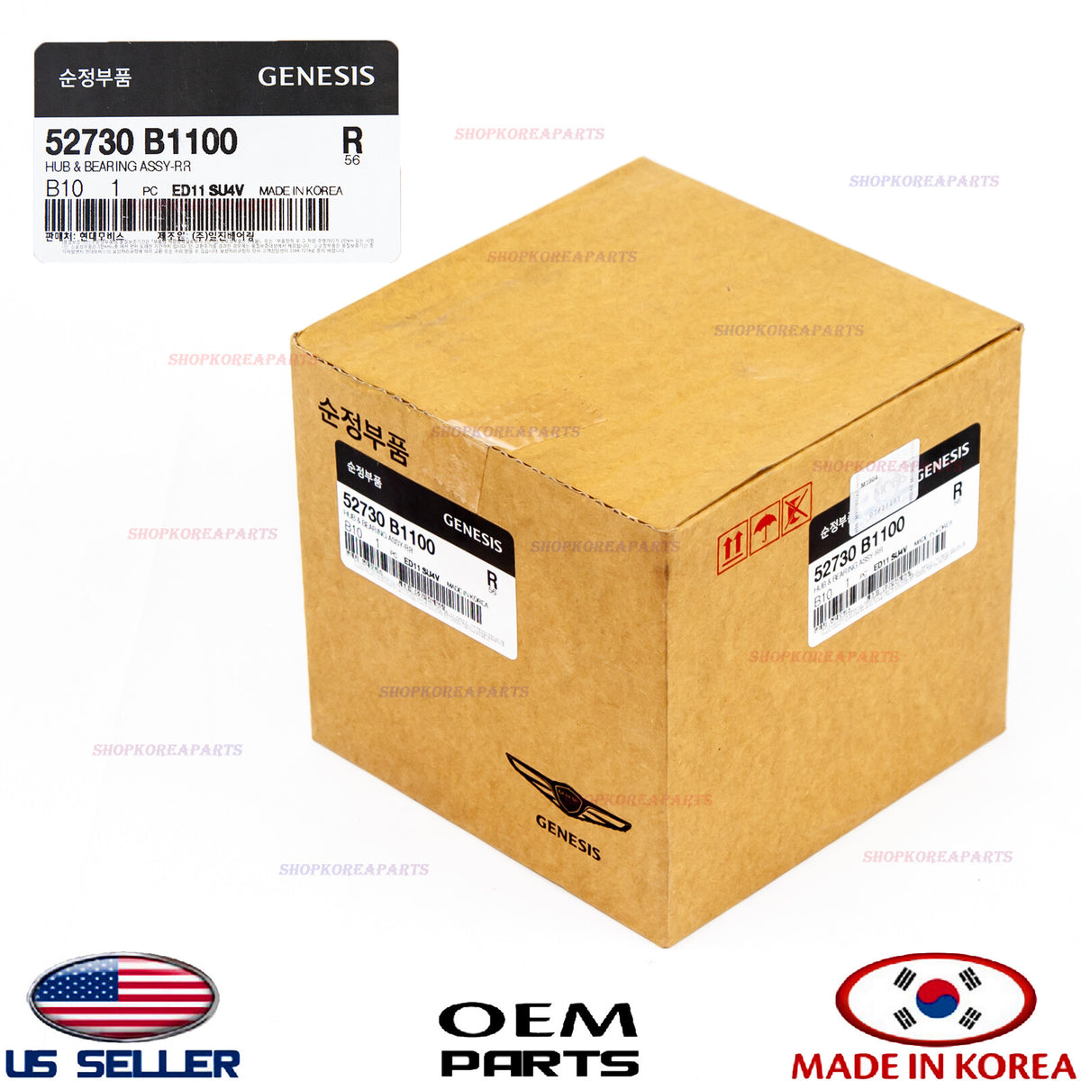 GENUINE OEM Rear Wheel Hub & Bearing Assy 2017–2020 Genesis G80 52730B1100