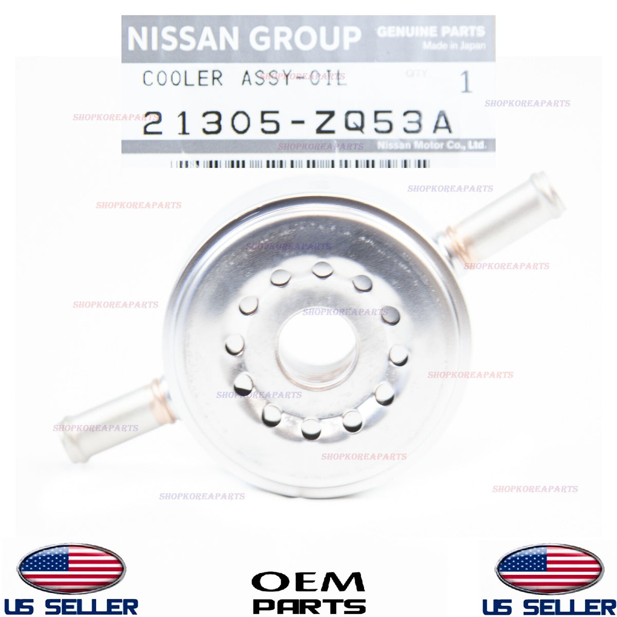GENUINE Engine Oil Cooler ⭐OEM⭐ 5.6L V8 Nissan Infiniti *See compatibility