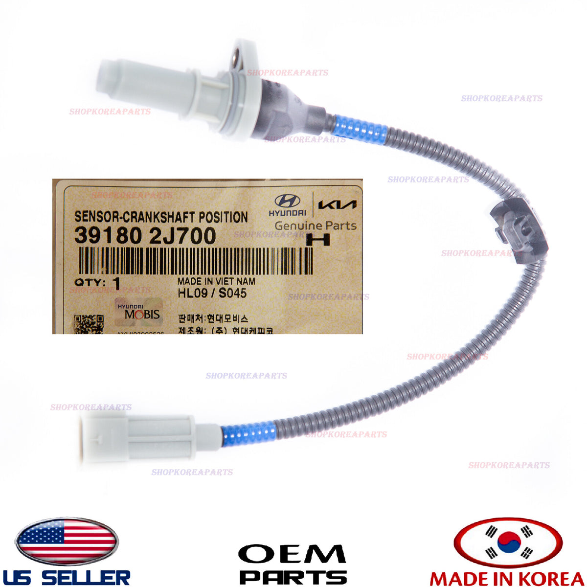 GENUINE Crankshaft Position Sensor OEM Elantra 2.0L 2021-2025 Kona 2.0L 2022-26