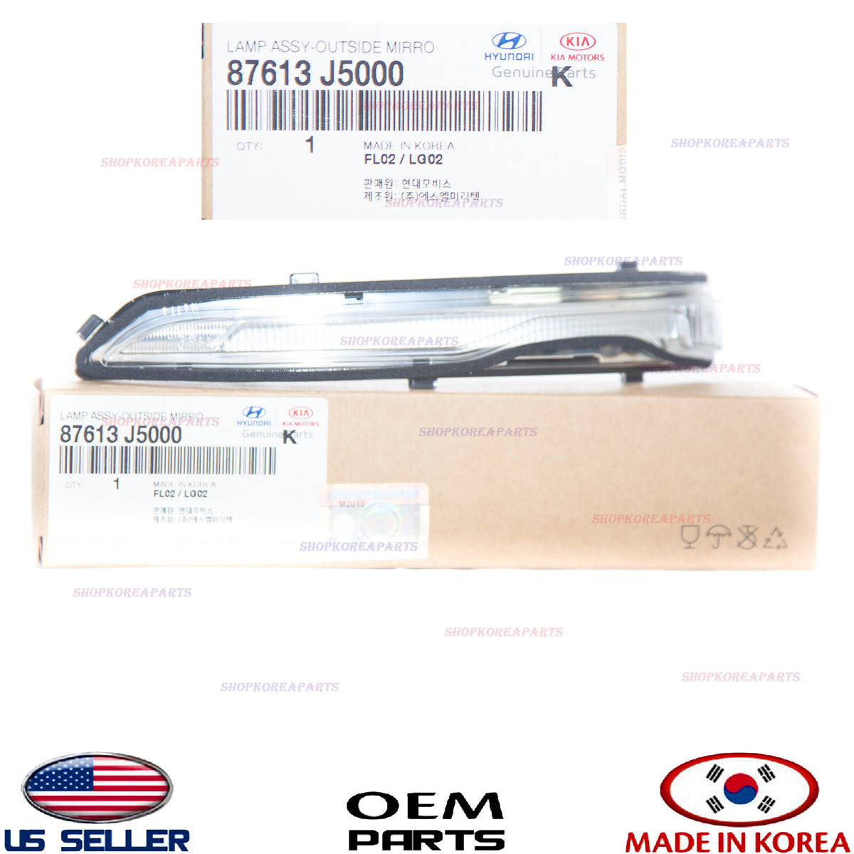GENUINE Outside Mirror Turn Signal Lamp LEFT Driver Side ⭐OEM⭐ STINGER 2018-2023
