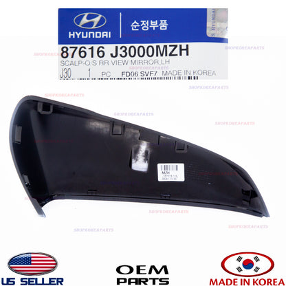 GENUINE Mirror Cover Cap BLACK Driver Side ⭐OEM⭐ HYUNDAI VELOSTER 2019-2021