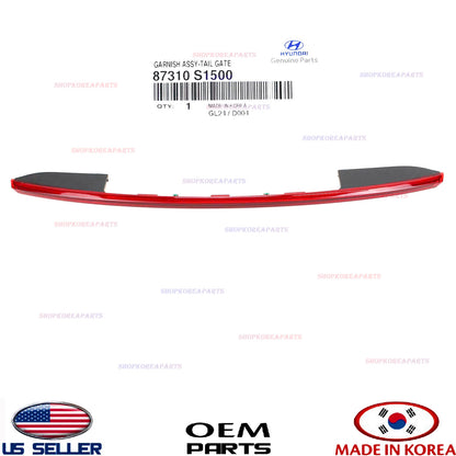 GENUINE Tail Gate Garnish Reflector Molding ⭐OEM⭐ Hyundai Santa Fe 2021-2023