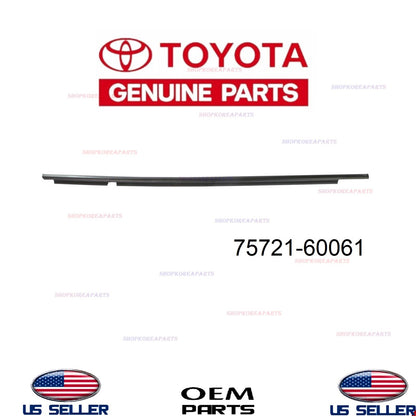 OEM Rear RIGHT Passenger Side Door Belt Molding Toyota Prado j120 Lexus GX470
