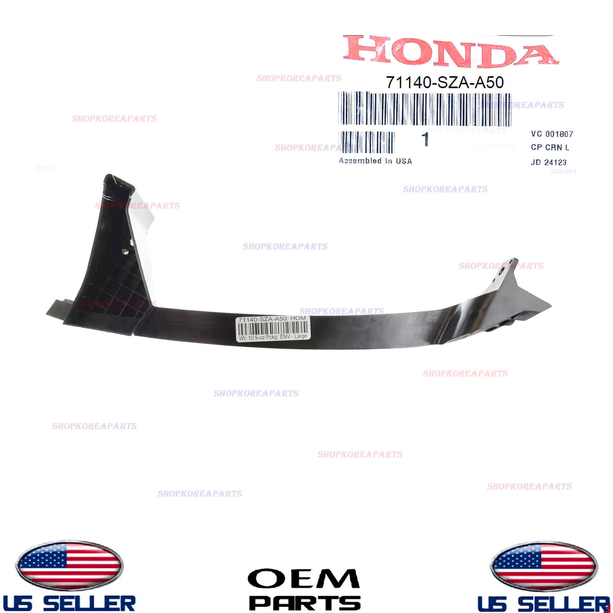 GENUINE OEM Front RIGHT Passenger Side Upper Bumper Bracket 2012-15 Honda Pilot