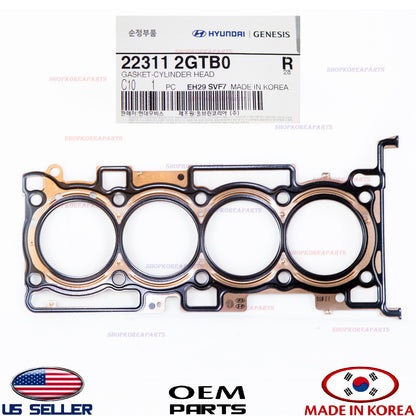 GENUINE Engine Cylinder Head Gasket OEM Genesis Hyundai Kia 2.0 Turbo 223112GTB0