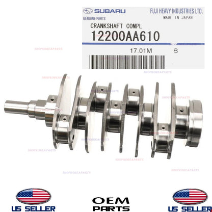 GENUINE Crankshaft Complete 2004-2018 Subaru *See List 12200AA610