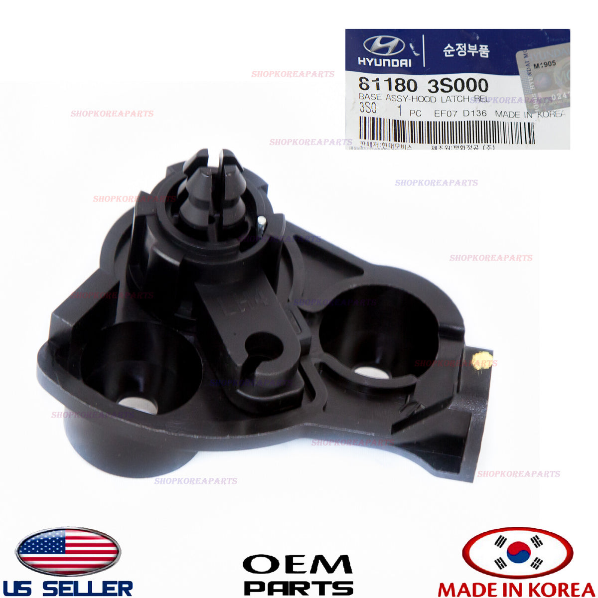 GENUINE Hood Release Handle Base OEM HYUNDAI KIA 2011-2021 *See compatibility
