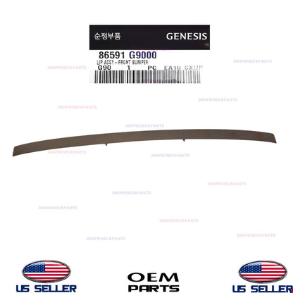 GENUINE OEM Front Bumper Lip Assembly 2019-2021 Genesis G70 86591-G9000