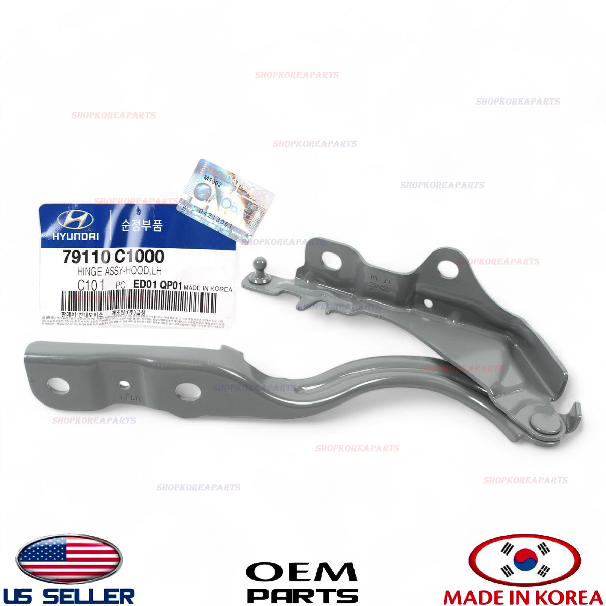 GENUINE Hood Hinge Right Passenger Side OEM 2015-2019 Hyundai Sonata 79120C1000