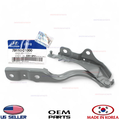 GENUINE Hood Hinge Right Passenger Side OEM 2015-2019 Hyundai Sonata 79120C1000