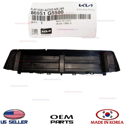 GENUINE OEM Grille Air Shutter Flap Duct Deflector 2020-2022 Kia Niro 86951G5500