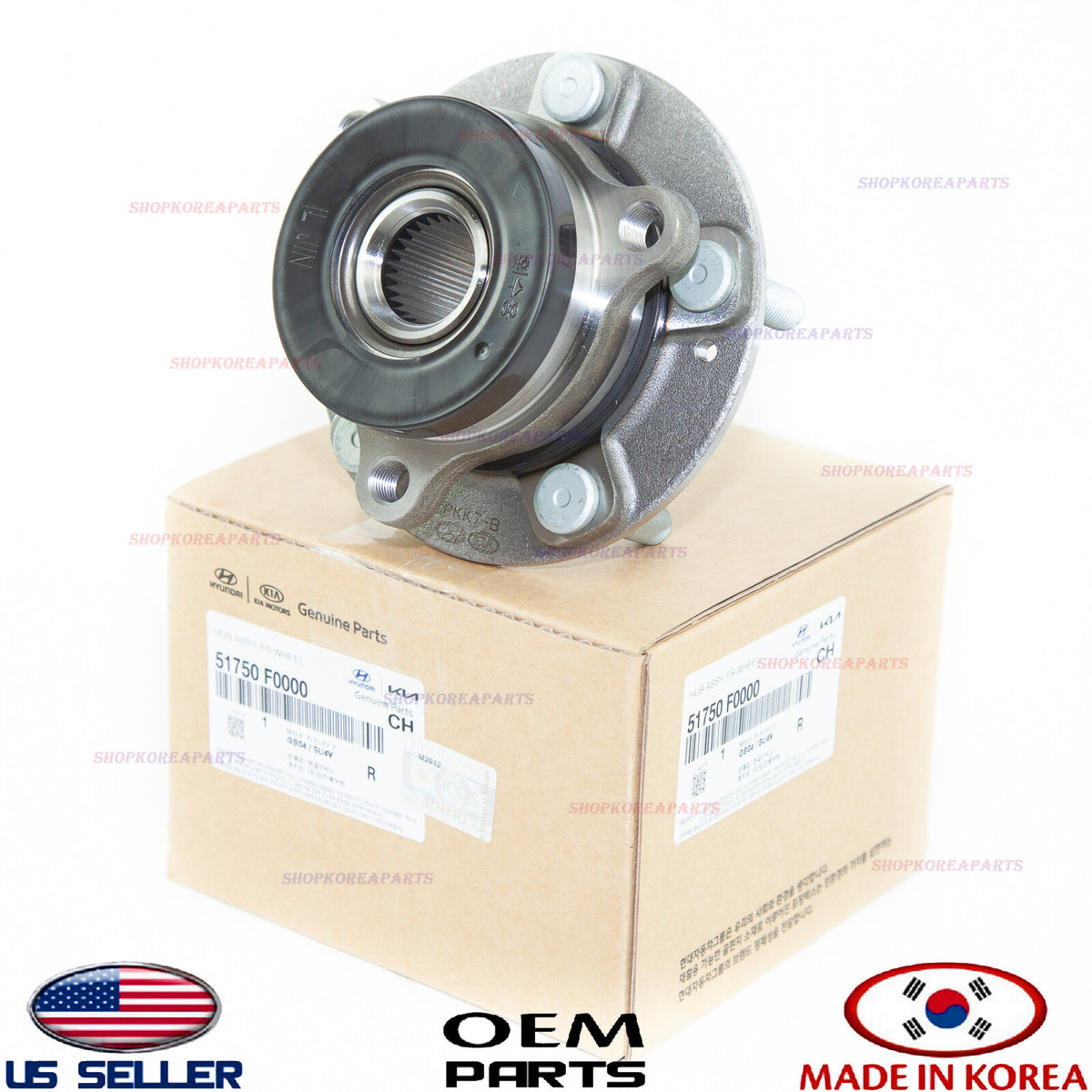 GENUINE Front Wheel Hub & Bearing ⭐OEM⭐ ELANTRA GT 2018-2020. VELOSTER 2019-2021
