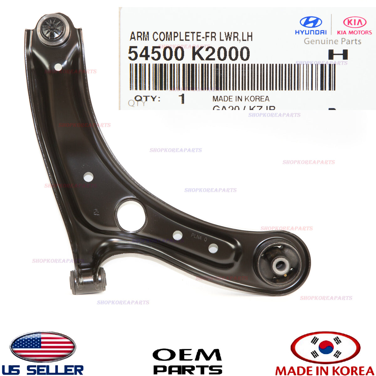 GENUINE OEM Front Lower Control Arm Left Driver Side 2020–2025 Hyundai Venue