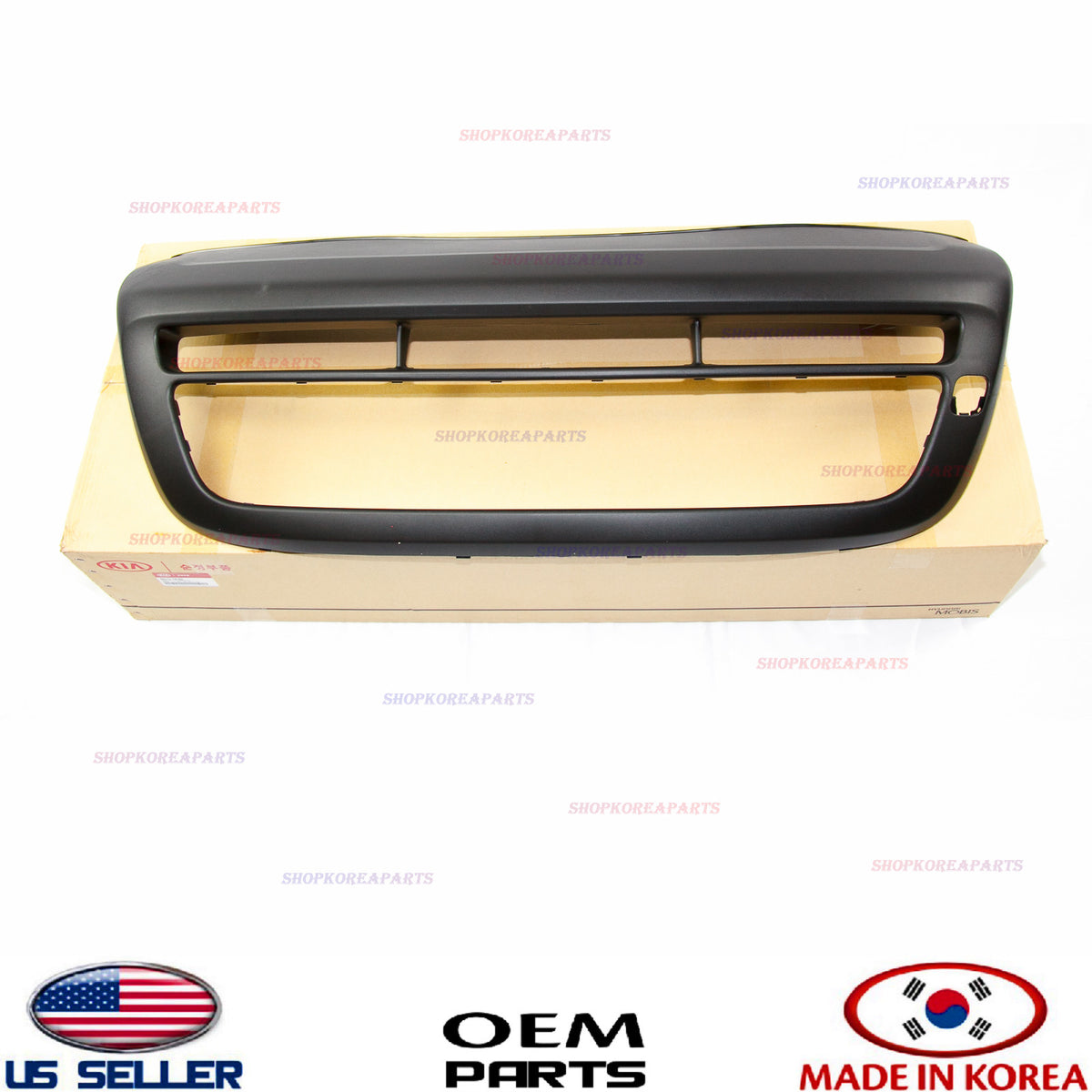 GENUINE Front Bumper Trim Center Cover Grille OEM 2012-2013 Kia Soul 86512-2K500