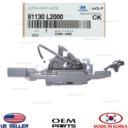 GENUINE Hood Lock Latch Assy ⭐OEM⭐ KIA K5 2021-2026 81130L2000