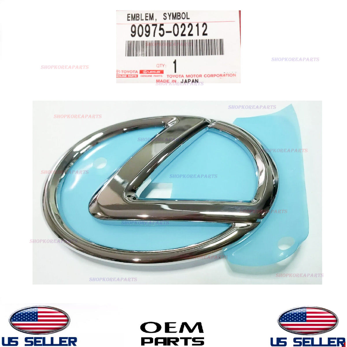 GENUINE REAR Emblem Logo Symbol ⭐OEM⭐ Lexus *See Compatibility 90975-02212