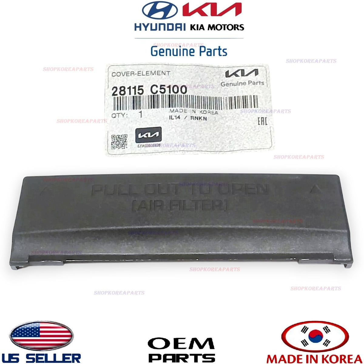 2016-2020 Kia Sorento Engine Air Filter Access Cover 28115-C5101 Kia OEM New