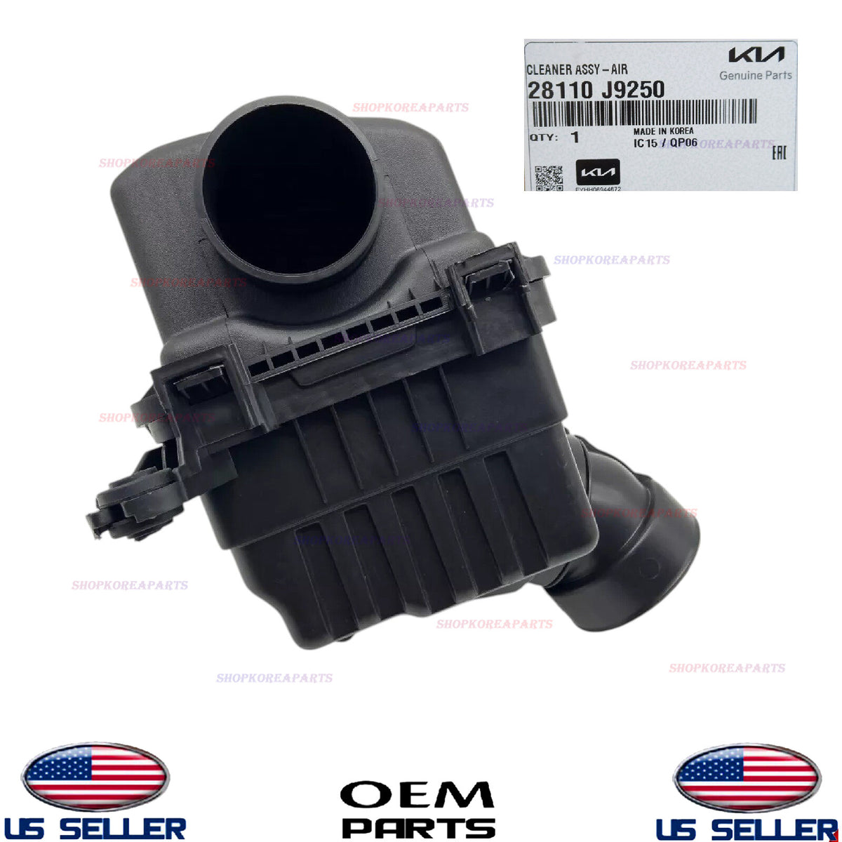 GENUINE OEM Air Cleaner Box Assy 2.0L 2018-2021 Hyundai Kona 2020-2025 Kia Soul
