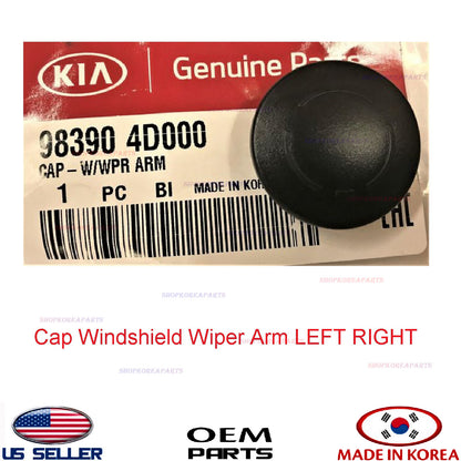 GENUINE Cap Windshield Wiper Arm LEFT RIGHT ⭐OEM⭐ KIA FORTE 2010-2013 983904D000