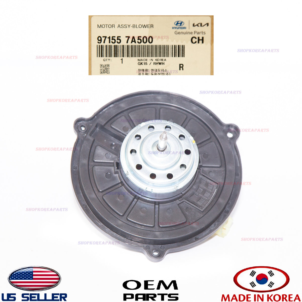 GENUINE GENUINE HVAC Blower Motor ⭐OEM⭐ Hyundai HD 97155-7A500