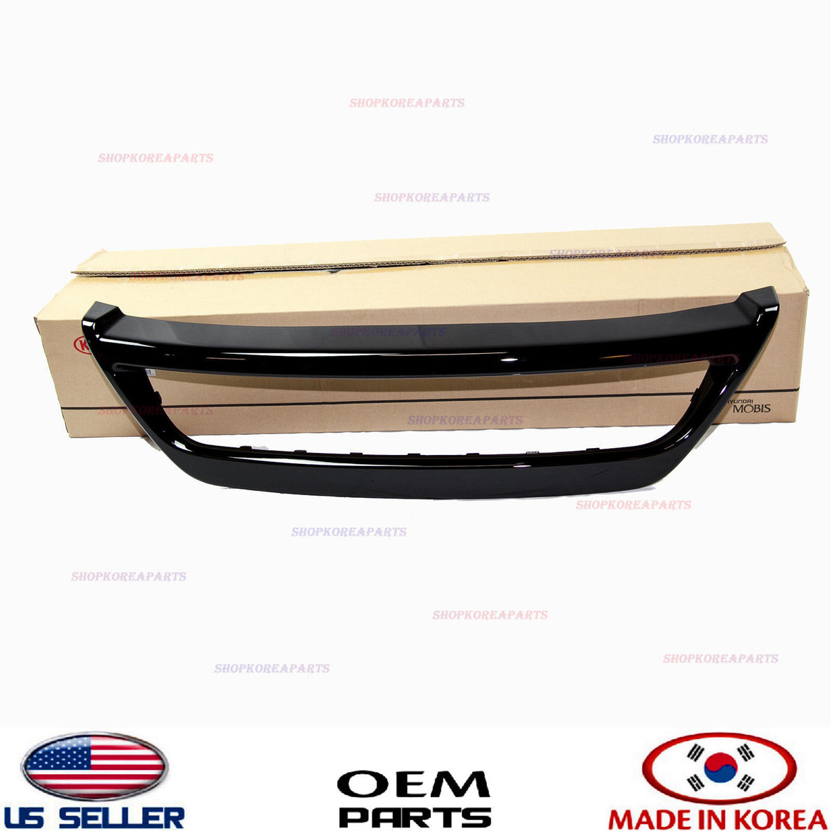 GENUINE Front Bumper Griller Center Cover Trim OEM Kia Rio 2010-2011 865231G600