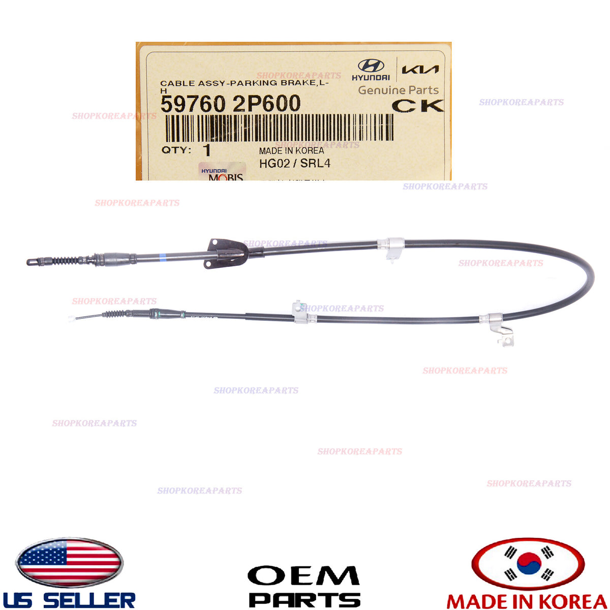 GENUINE Parking Brake Cable LEFT Driver Side ⭐OEM⭐ Kia Sorento 59760-2P600