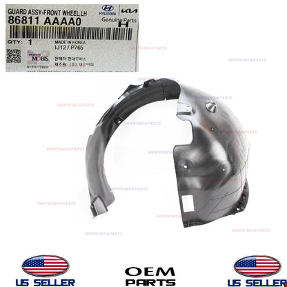 GENUINE Fender Liner Front LEFT Driver Side ⭐OEM⭐ Hyundai Elantra 2024-2026