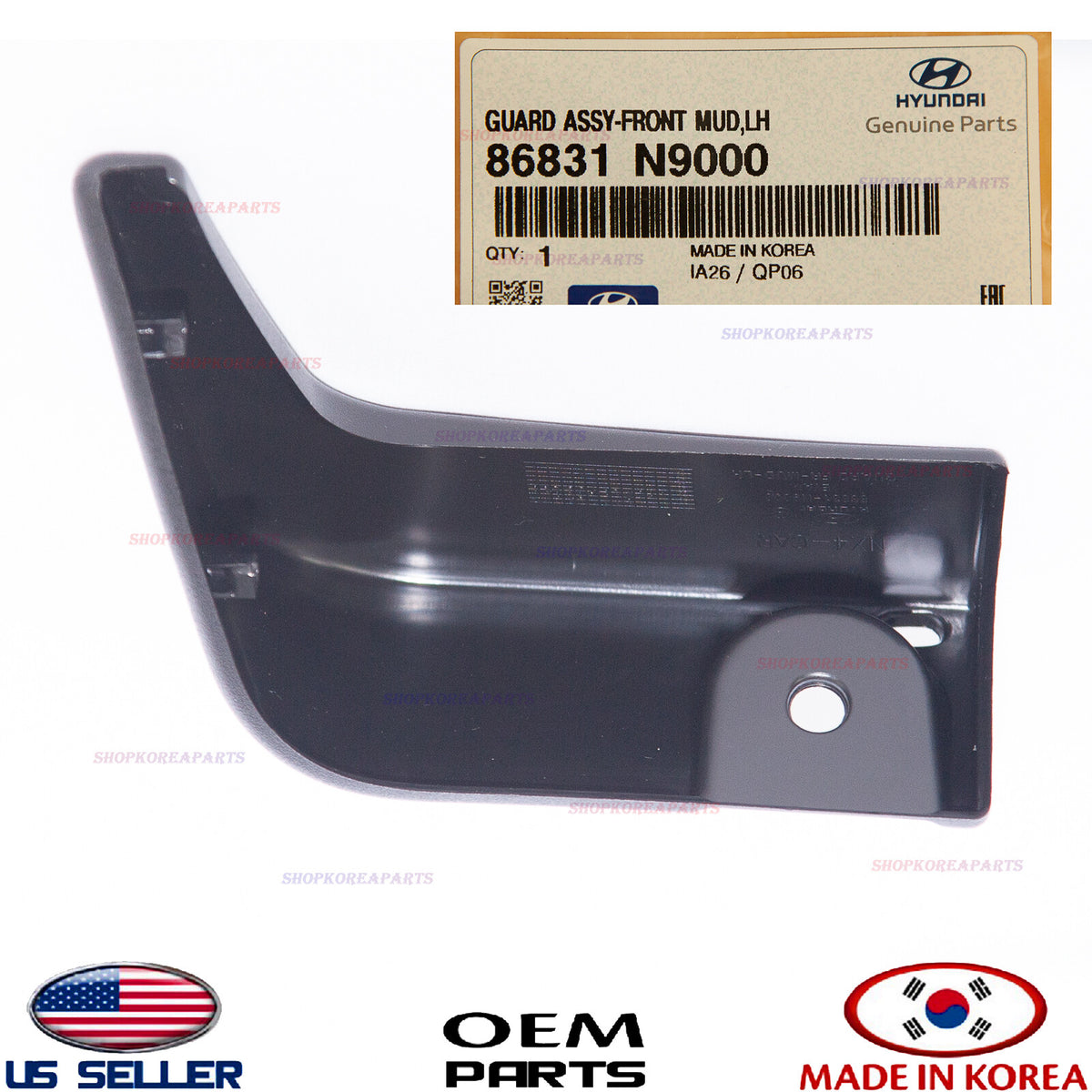 GENUINE Mud Guard Flaps Splash Shield Front LEFT Driver ⭐OEM⭐ Tucson 2022-2024