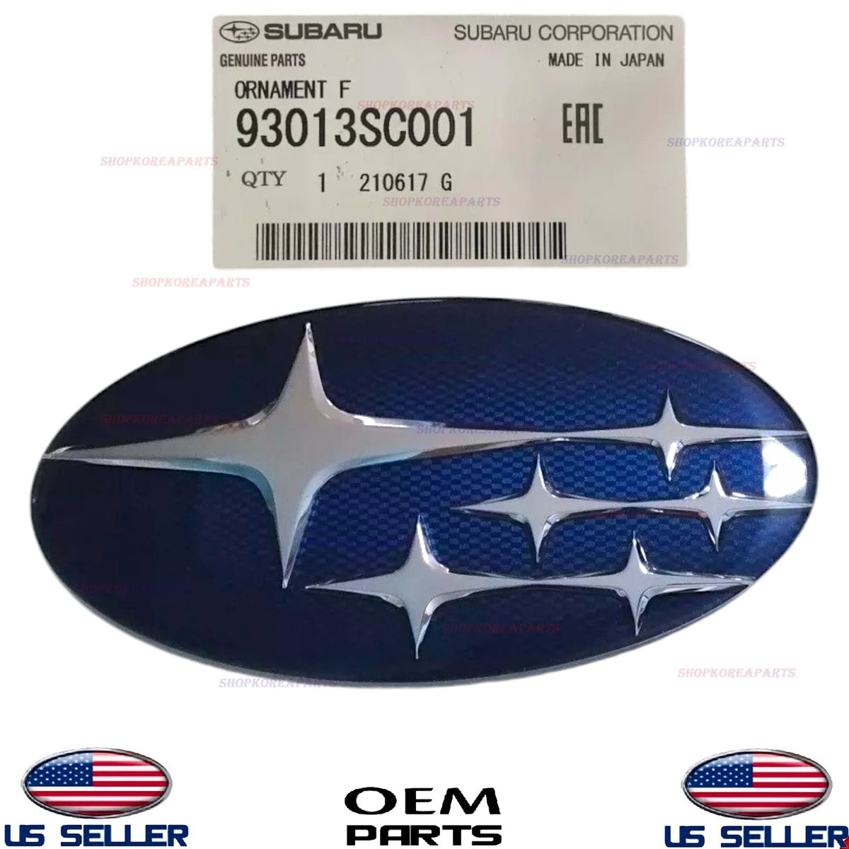 GENUINE Front Grille Emblem Logo ⭐OEM⭐ Subaru Forester 2009-13 Outback 2010-12