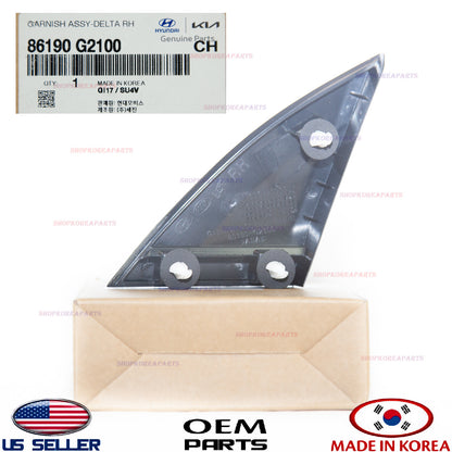 GENUINE Fender Pillar Trim Molding Passenger Side Garnish Delta ⭐ IONIQ 17-22