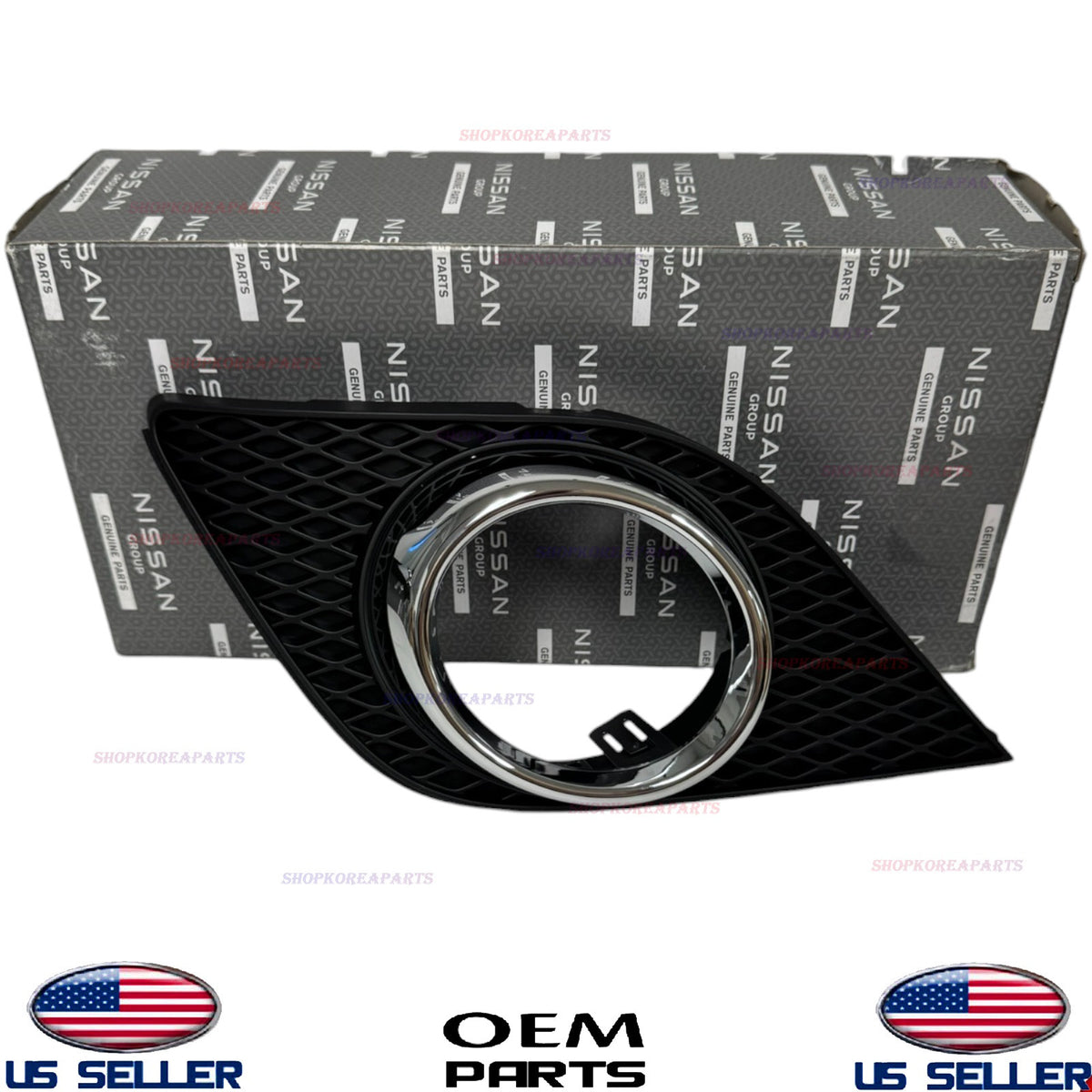 GENUINE OEM Trim Bezel Fog Lamp Driver Side Infiniti G37 Q60 Sport Premium