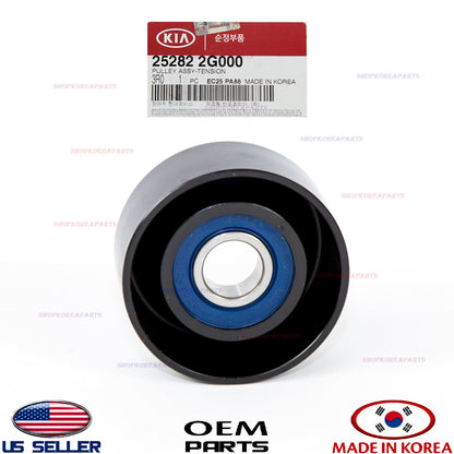 Drive Belt Tensioner Pulley OEM HYUNDAI KIA 2.0 2.4L 2010-2022 See compatibility
