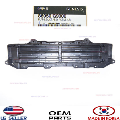 GENUINE Grille Air Shutter Flap Duct Upper Deflector ⭐OEM⭐ Genesis G70 2019-2021