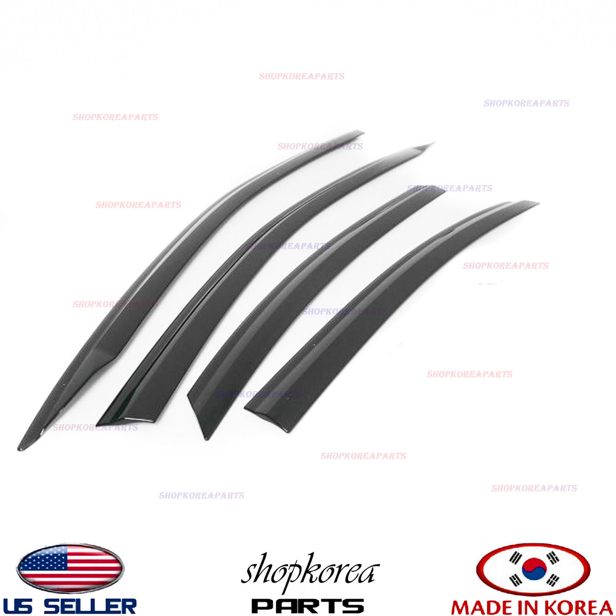 Window Wind Deflector Door Visor Rain Sun Guard Vent 6pc for 2019-2024 Kia Forte