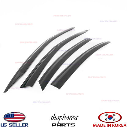Window Wind Deflector Door Visor Rain Sun Guard Vent 6pc for 2019-2024 Kia Forte