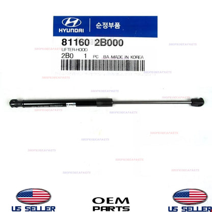 GENUINE Hood Lifter Support Strut LEFT or RIGHT 2007-2012 Hyundai Santa Fe