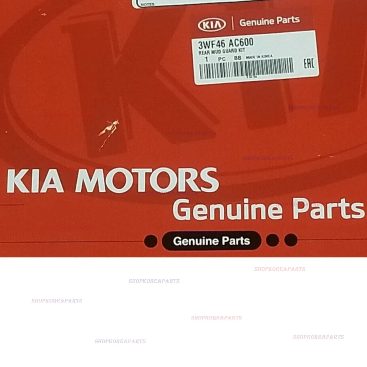 FITS: 14 - 16 KIA SPORTAGE LX EX REAR SPLASH GUARD MUD FLAP SET OEM NEW 3WF46-AC