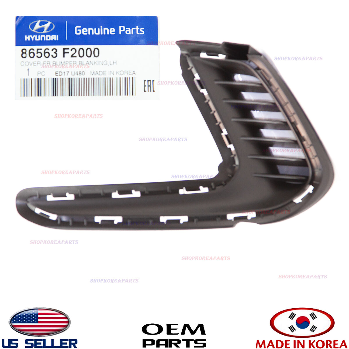 GENUINE Front Bumper Fog Lamp Cap Cover LEFT Driver Side ⭐OEM⭐ ELANTRA 2017-2018