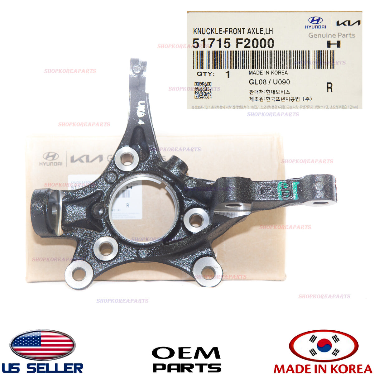 GENUINE Front Axle Steering Knuckle Driver Side ⭐ HYUNDAI KIA *See compatibility
