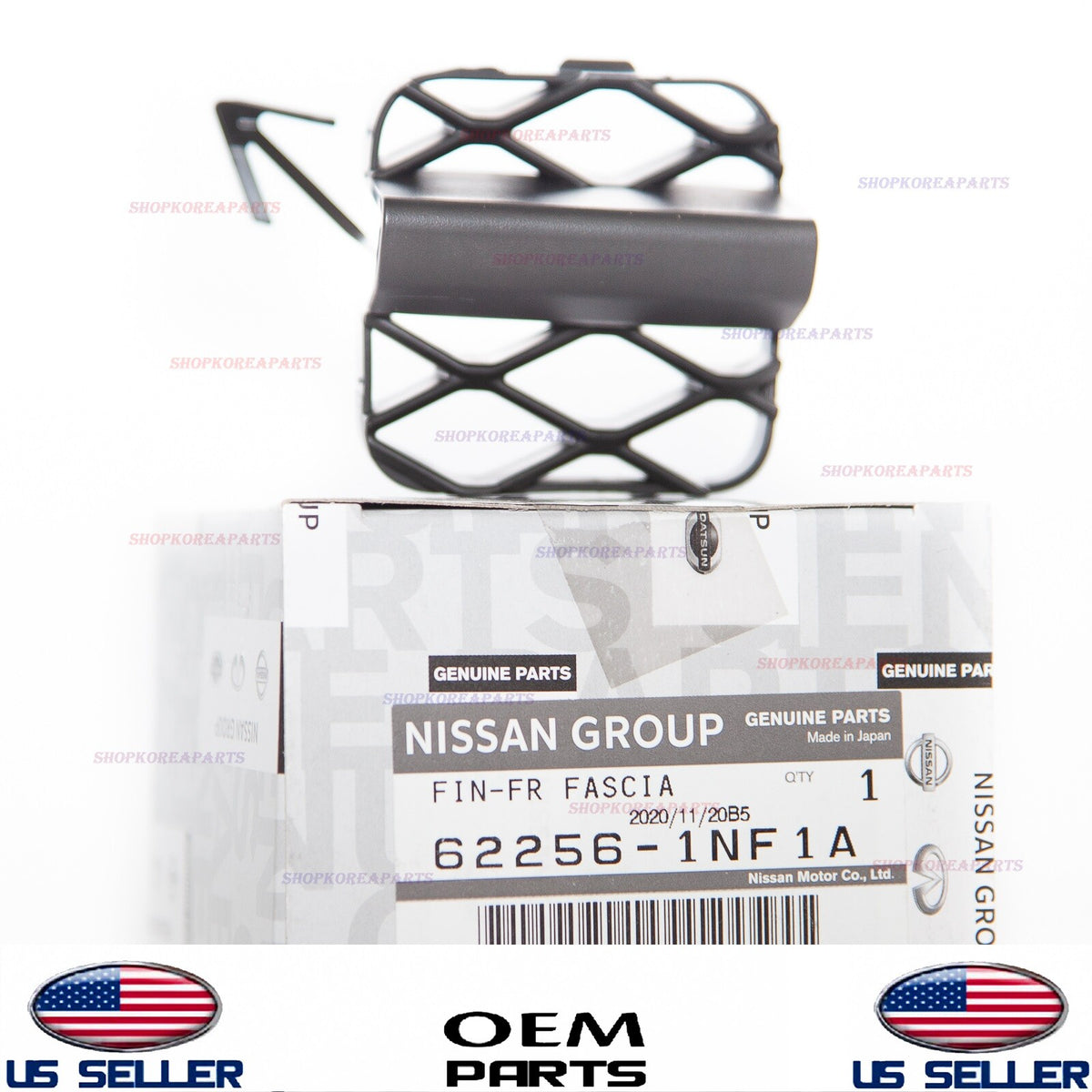 GENUINE Front Bumper Tow Eye Hook Cap Cover OEM Infiniti 10-15 See Compatibility