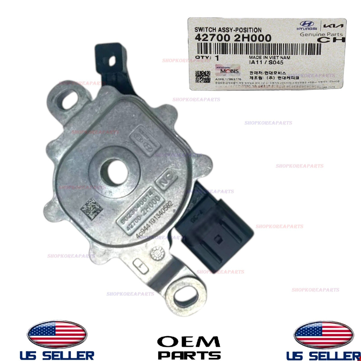 GENUINE Automatic Transm Neutral Safety Switch 2019-2025 Hyundai Kia *See List