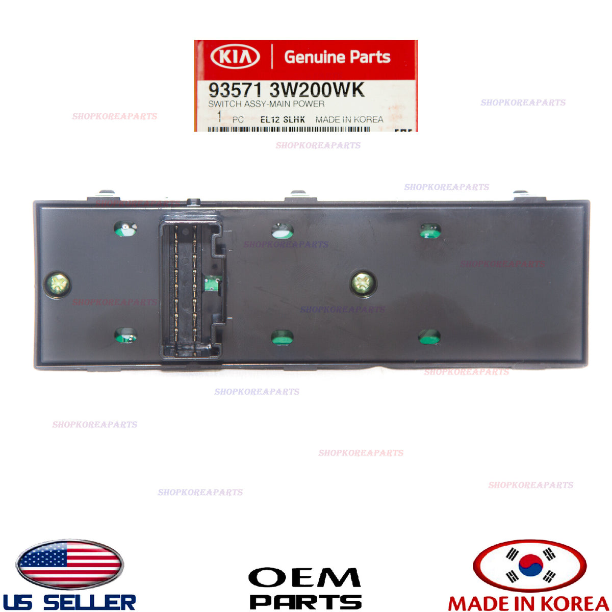 GENUINE Front Left Door Window Main Switch ⭐OEM⭐ KIA SPORTAGE 2011-2016
