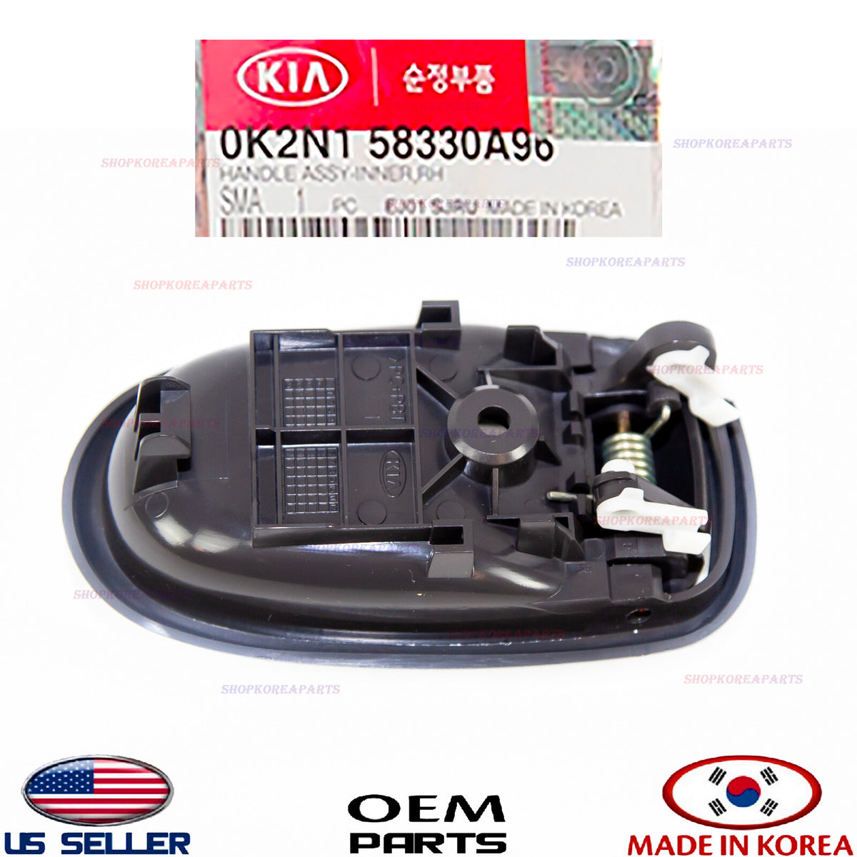 DOOR HANDLE INSIDE RIGHT front rear PASSENGER SIDE ⭐OEM⭐ KIA SPECTRA 2001-2003