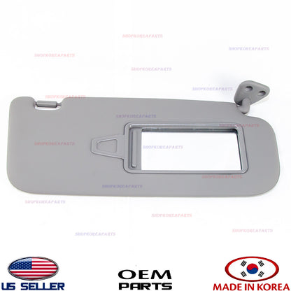 GENUINE Sun Visor GRAY Right Passenger Side ⭐ OEM ⭐ Hyundai Elantra 2007-2010