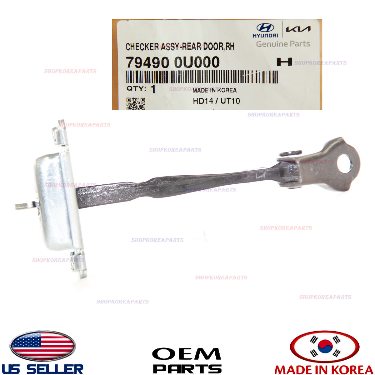 GENUINE Rear Door Checker RIGHT Passenger Side ⭐OEM⭐ HYUNDAI ACCENT 2012-2017