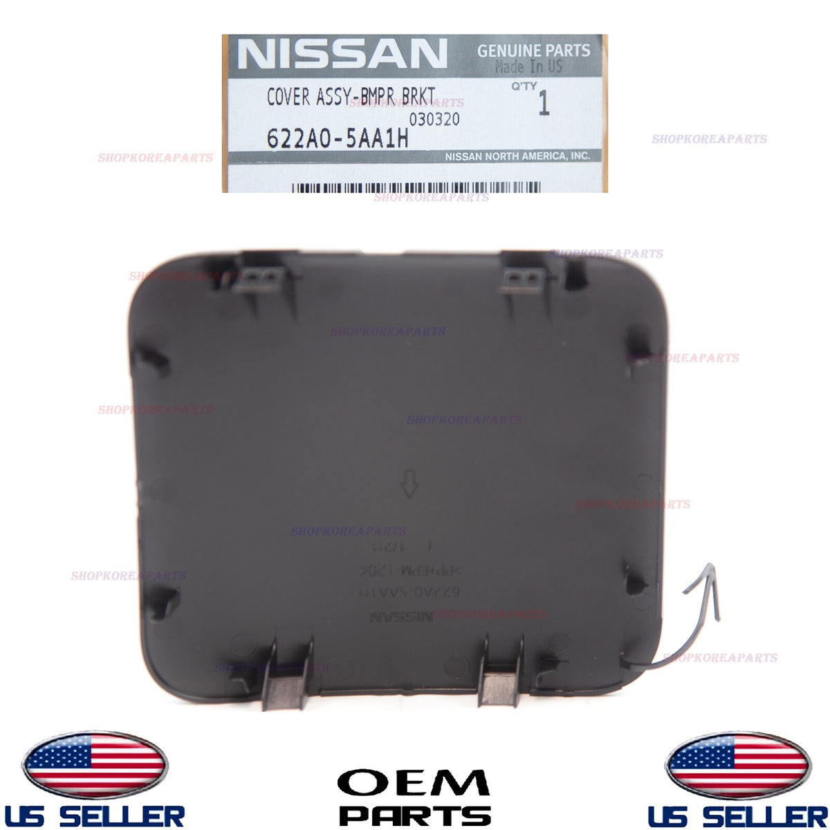 GENUINE Front Bumper Tow Eye Hook Cap Access Cover ⭐OEM⭐ Nissan Murano 2015-2019