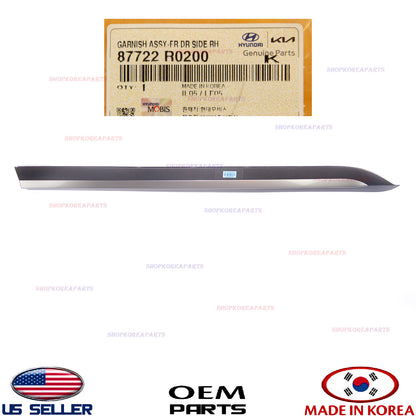 GENUINE Front Door Lower Molding RIGHT Passenger OEM 2022-2026 Carnival