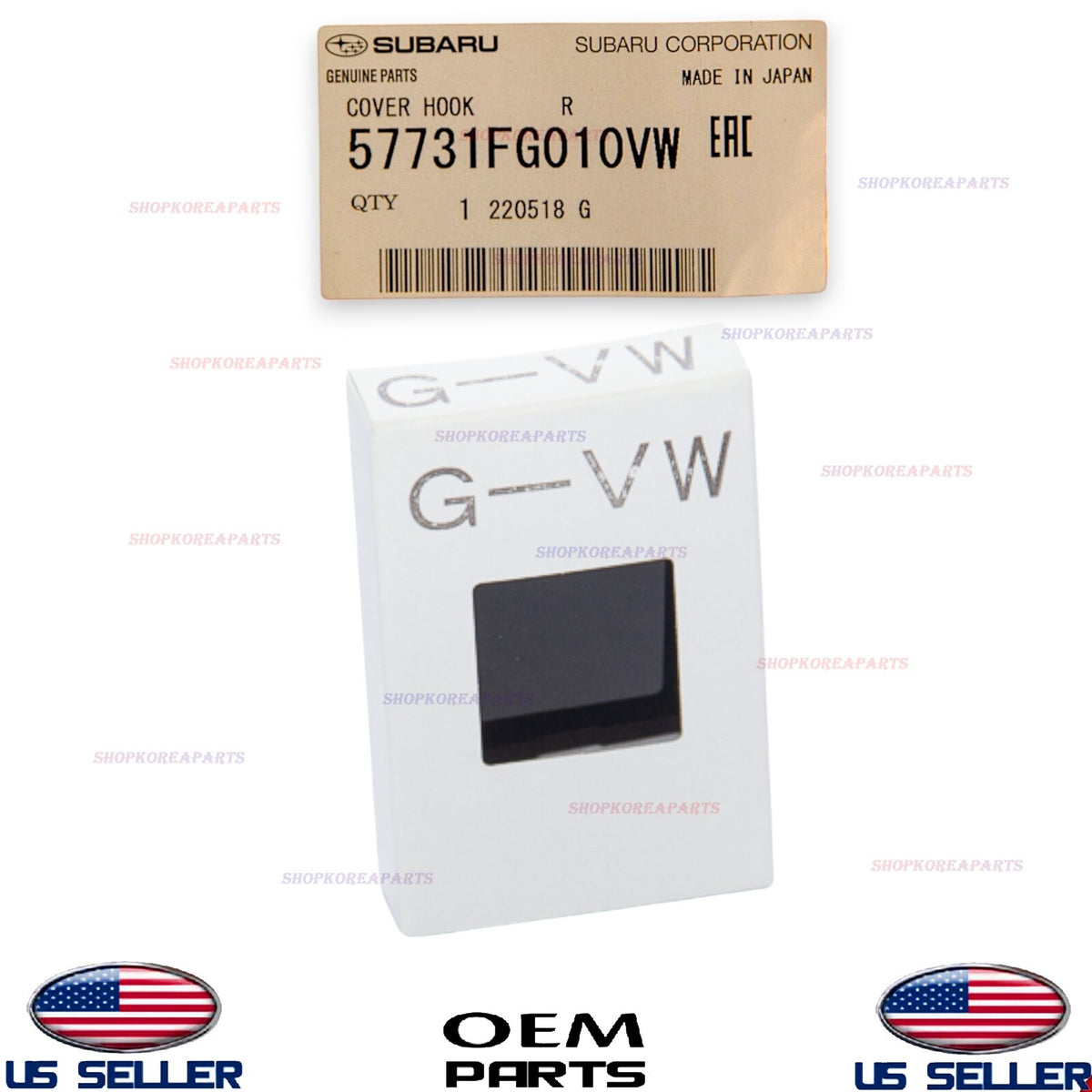 GENUINE Rear Bumper Tow Eye Hook Cap Cover BLACK ⭐OEM⭐ Subaru *See Compatibility