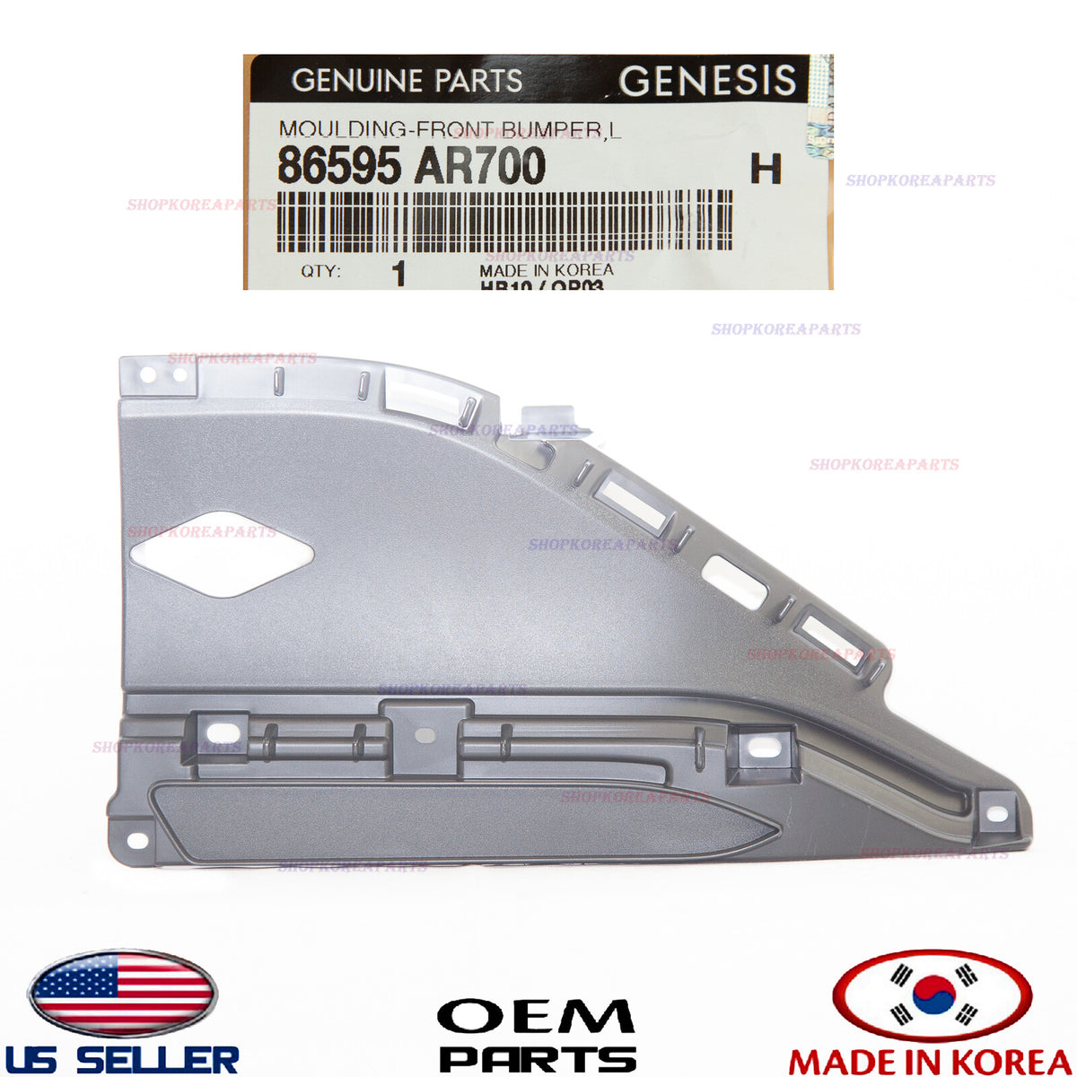 GENUINE Front Bumper Lower Grille Mounting LEFT Driver Side ⭐ GV70 Sport 2022-25