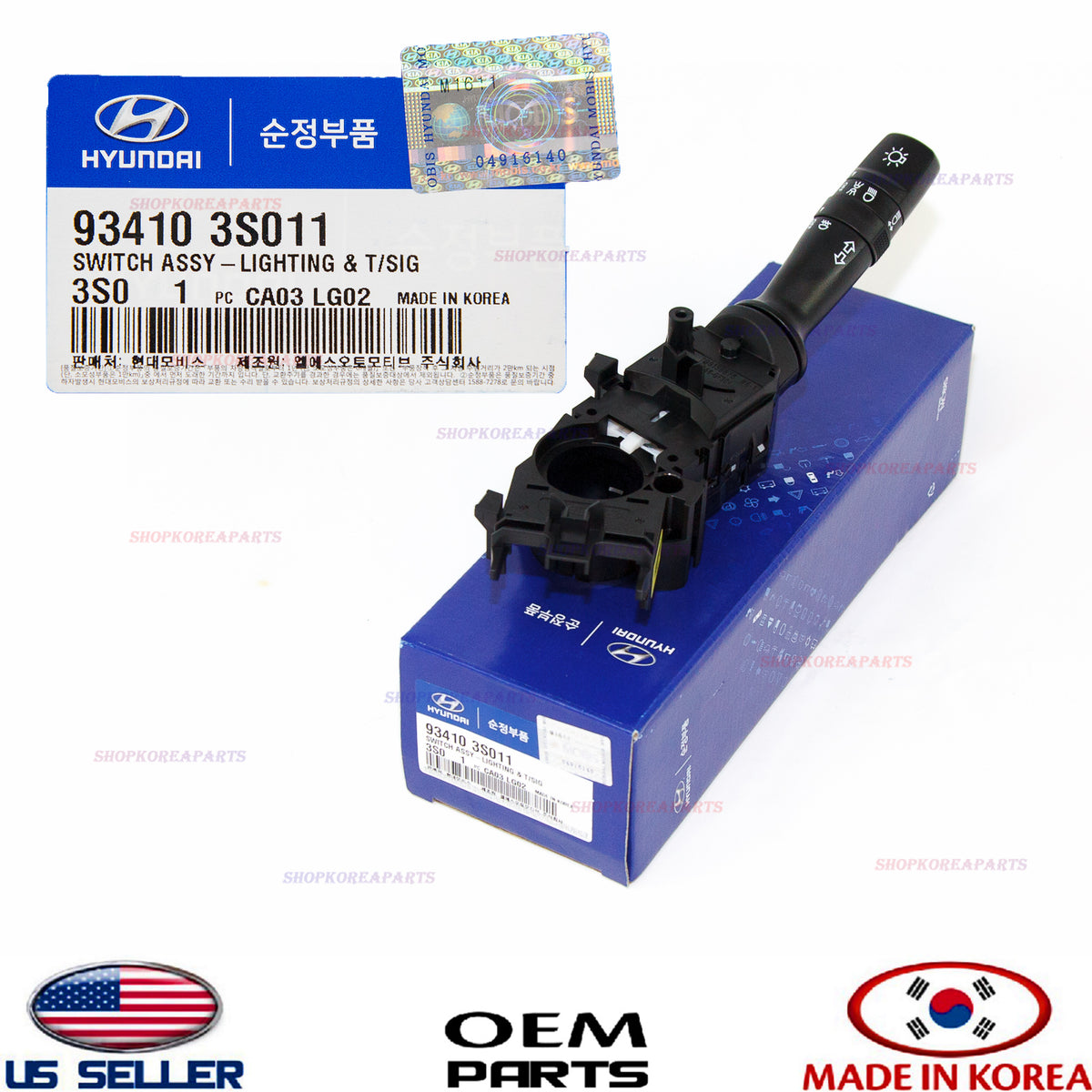 GENUINE Turn Signal Switch Headlight Switch OEM HYUNDAI KIA *See compatibility